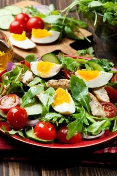 Fresh salad Stock Photos