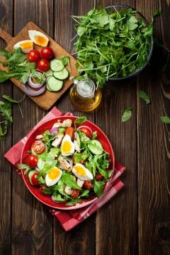 Fresh salad Stock Photos