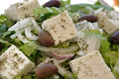 Fresh salads Stock Photos