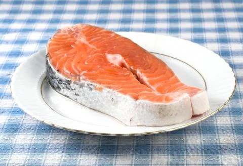 Fresh salmon Stock Photos