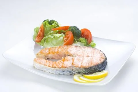 Fresh Salmon  Stock Photos