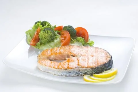 Fresh Salmon  Stock Photos