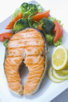 Fresh salmon  Stock Photos