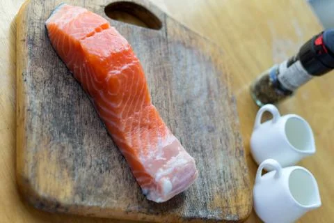 Fresh salmon Stock Photos