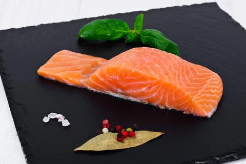 Fresh Salmon Stock Photos