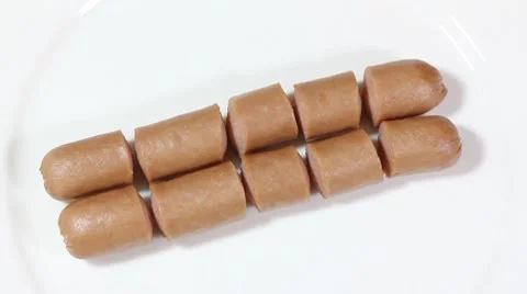 Fresh sausage Stock Footage 8647574