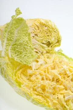 Fresh savoy cabbage Stock Photos