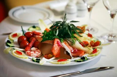 Fresh seafood Stock Photos