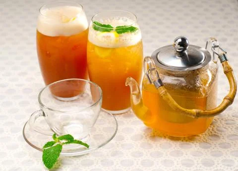 Fresh selection of tea Stock Photos