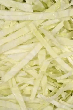 Fresh Shredded White Cabbage Stock Photos
