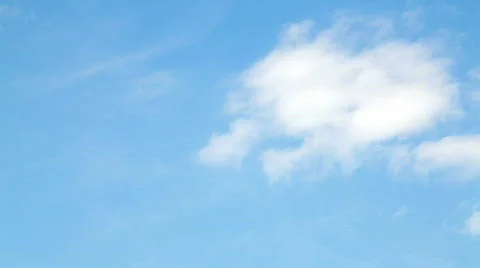 Fresh sky - time lapse Stock Footage 750823