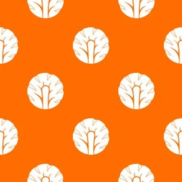 Fresh slice of broccoli pattern seamless Stock Illustration