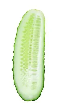 Fresh slice cucumber Stock Photos