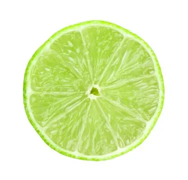 Fresh slice lime Stock Photos