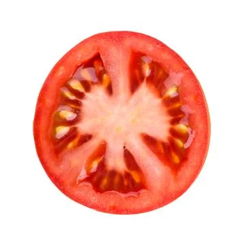 Fresh slice tomato Stock Photos