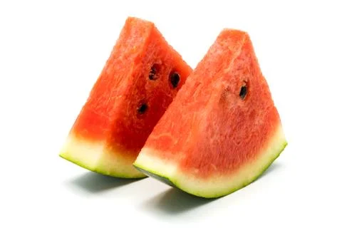 Fresh slice watermelon Foto stock
