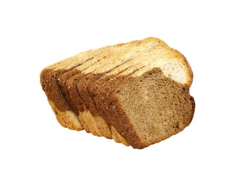 Fresh sliced bread. Stock Photos