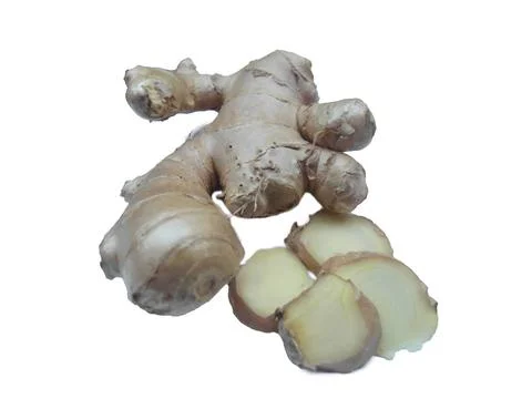 Fresh sliced ​​ginger 写真素材