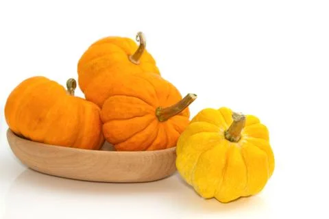 Fresh small  pumpkin Stock Photos