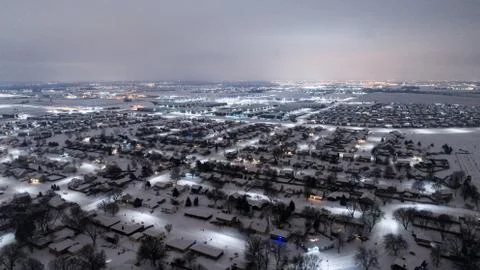 Fresh snowpack Foto stock