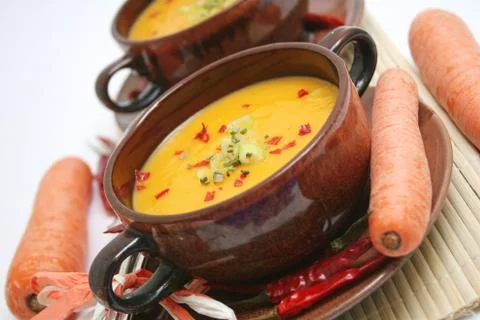 Fresh soup Stock Photos