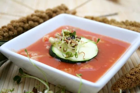Fresh soup Stock Photos