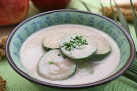 Fresh soup Foto stock