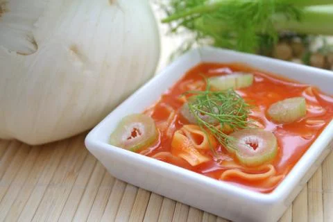 Fresh soup Stock Photos