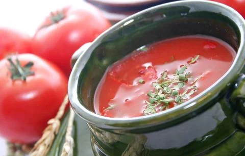 Fresh soup Stock Photos