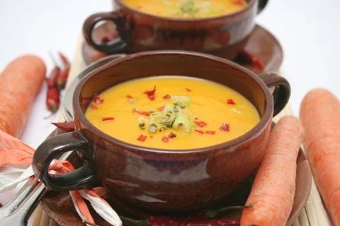 Fresh soup Stock Photos
