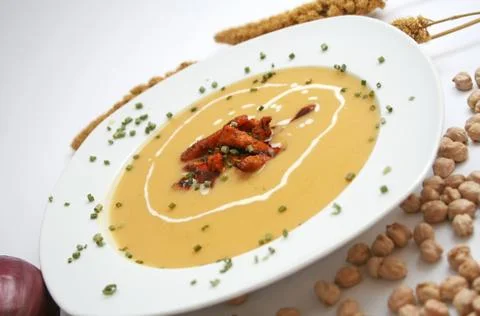 Fresh soup Stock Photos