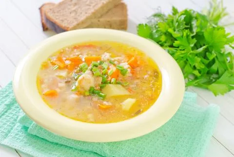 Fresh soup Stock Photos