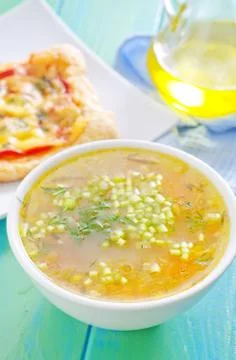 Fresh soup Stock Photos