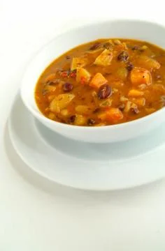 Fresh soup Foto stock
