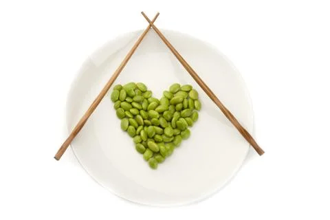 Fresh soybeans Stock Photos