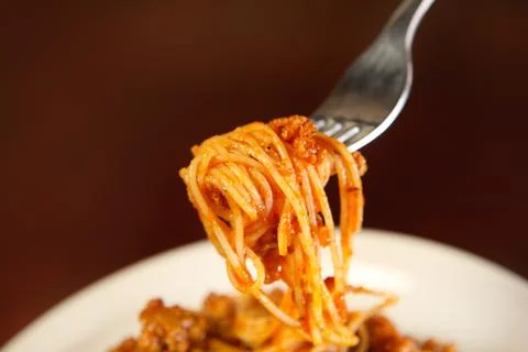 Fresh spaghetti Stock Photos