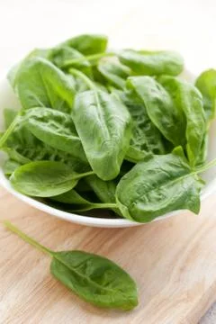 Fresh spinach Stock Photos