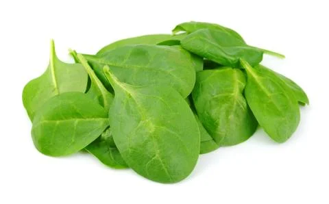 Fresh spinach Foto stock
