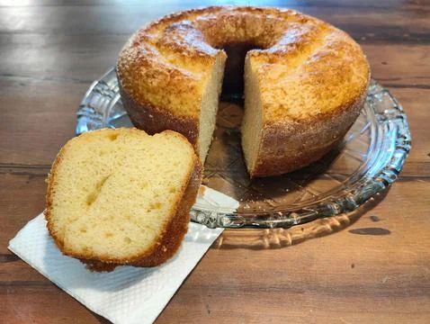 Fresh Sponge Cake Stock Photos