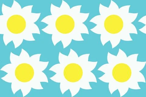 Fresh spring pattern with flowers 스톡 일러스트