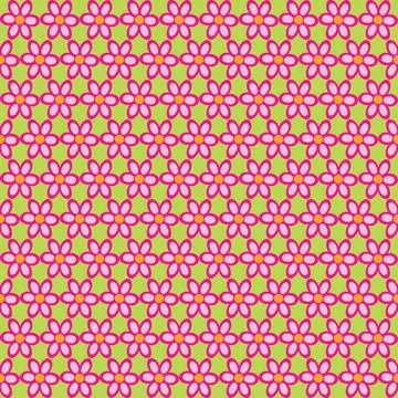 Fresh spring pattern with flowers 스톡 일러스트