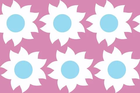 Fresh spring pattern with flowers 스톡 일러스트