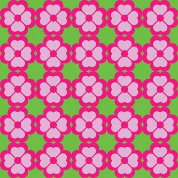 Fresh spring pattern with flowers 스톡 일러스트