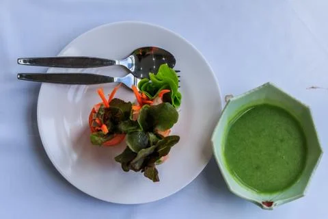 Fresh spring rolls with fresh vegetable served with  salad cream dipping sauc Stock Photos