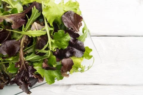 Fresh spring salad Foto stock