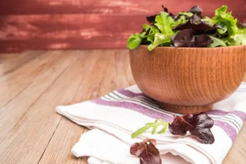 Fresh spring salad Foto stock
