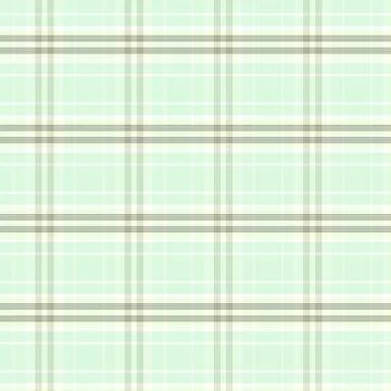 Fresh spring tartan plaid pattern background in mint green and white 库存插图