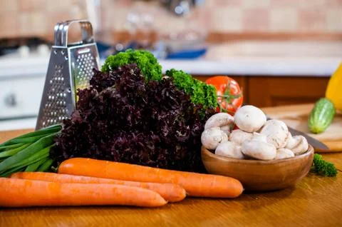 Fresh spring vegetables Foto stock