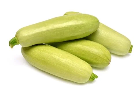 Fresh squash vegetable marrow zucchini whole isolated on white background. .. Stock-Fotos