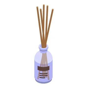 Fresh sticks diffuser icon, isometric style Stock Illustration